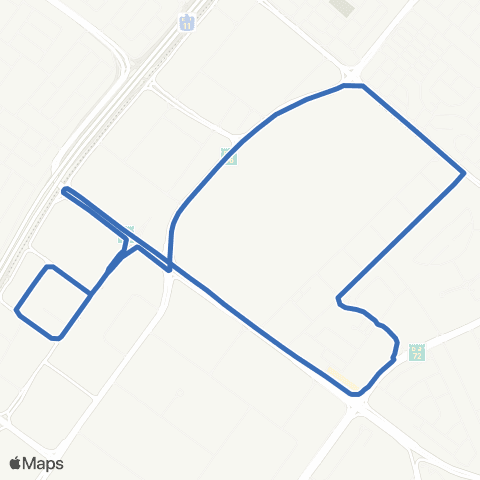 RTA Onpassive Bus Terminus - Al Qouz, New Housing map