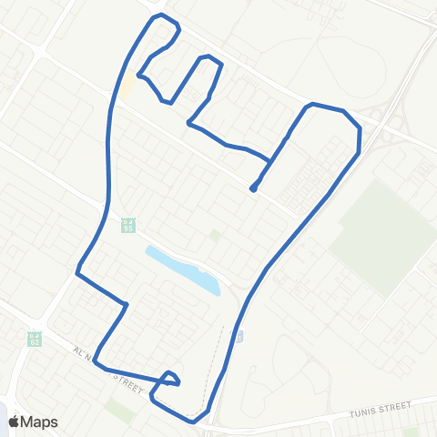 RTA Etisalat MS - Al Muhaisnah 4 map