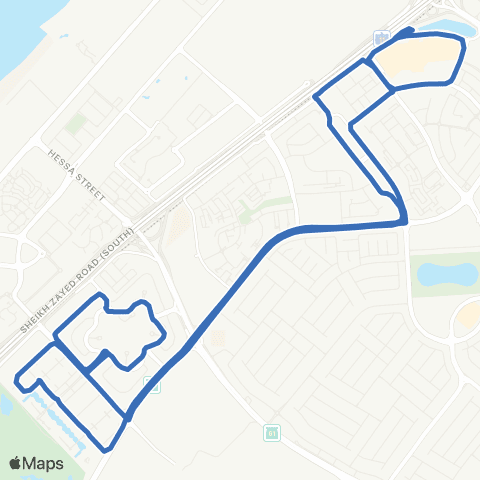 RTA MOE MS - The Greens map