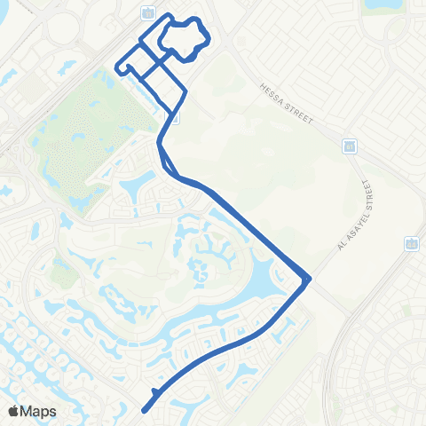 RTA Dubai Internet City MS - The Meadows E map