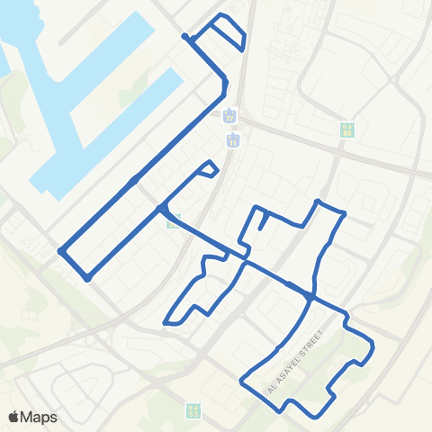 RTA Danube MS - Jafza South map