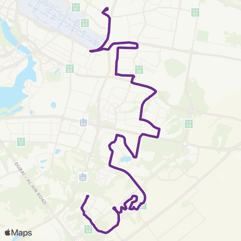 RTA Etisalat MS - Silicon Oasis map