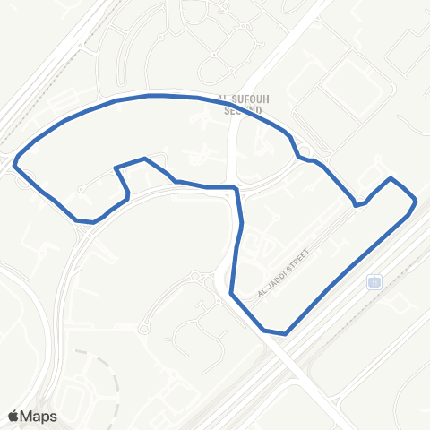 RTA Dubai Internet City MS - Dubai Knowledge Village map