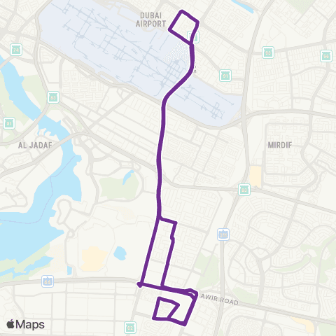 RTA Al Qusais MS - Ras Al Khor, Samari Residency map