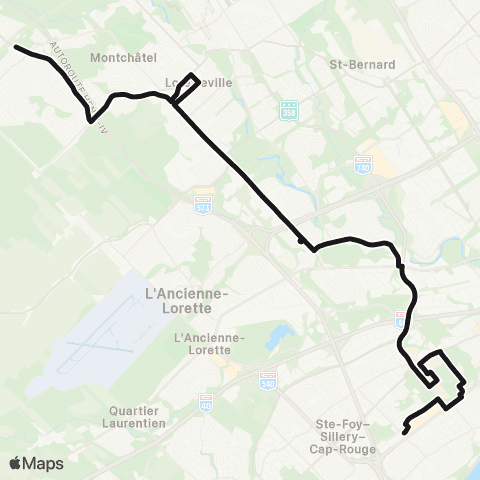 RTC - Val-Bélair map
