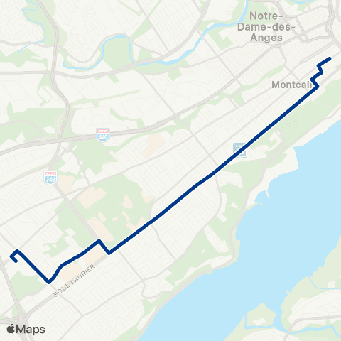 RTC Festival d'Été de Québec - Sainte-Foy map