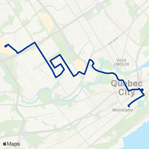 RTC Pl. J.-Cartier / Colline Parlementaire - Lebourgneuf map