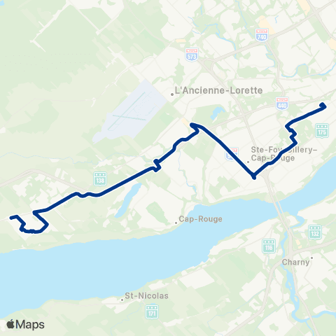 RTC Cégep Garneau - Saint-Augustin map