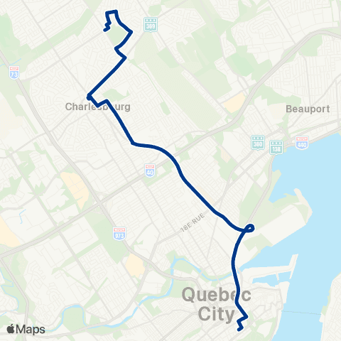 RTC Colline Parlementaire - Montagne-des-Roches map