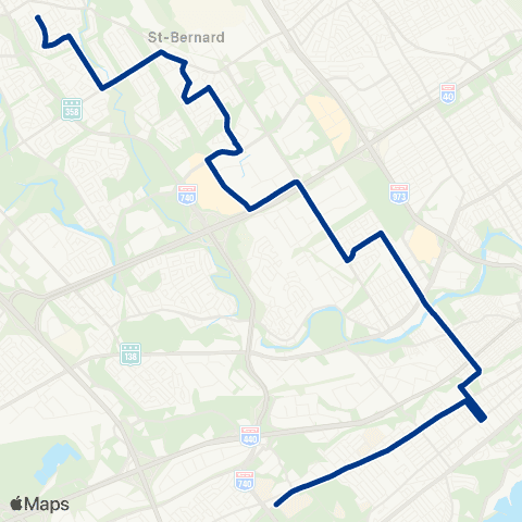 RTC Station Belvédère / Ste-Foy Ctre - Neufchâtel map