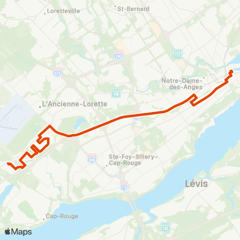 RTC Terminus Gare-du-Palais - Champigny map