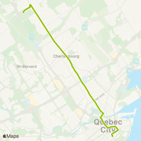 RTC Terminus de la Faune - Colline Parlementaire map