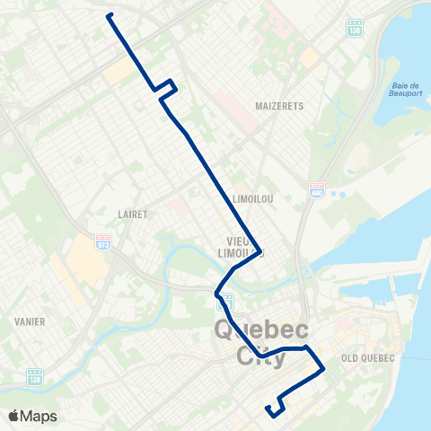 RTC Colline Parlementaire - 51e Rue Est map