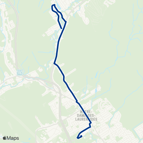 RTC Terminus de la Faune - des Laurentides map