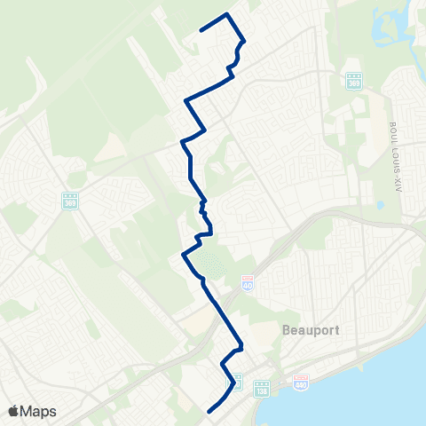 RTC Terminus Beauport - Ste-Thérèse-de-Lisieux map