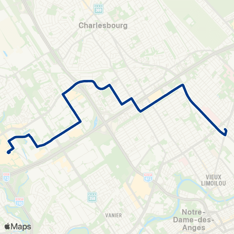 RTC Maizerets - Lebourgneuf map