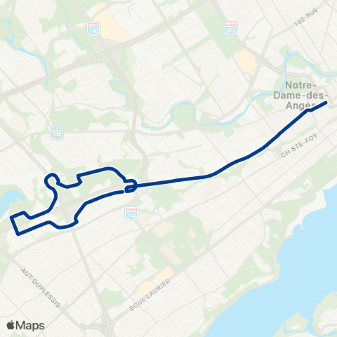 RTC Parc Colbert Est - Place Jacques-Cartier map