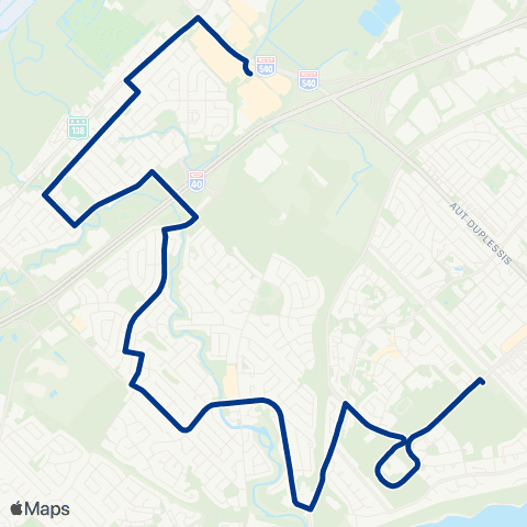 RTC Terminus Pie-XII - Champigny map