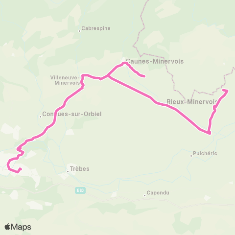 RTCA Pépieux - Carcassonne map
