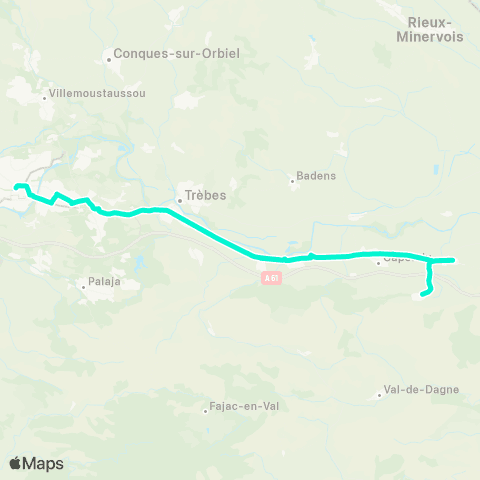 RTCA Comigne - Maréchal juin map