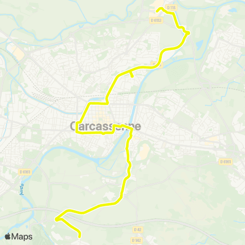 RTCA Auriac - la Prade map