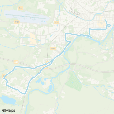 RTCA Maquens-Villalbe - Gambetta map