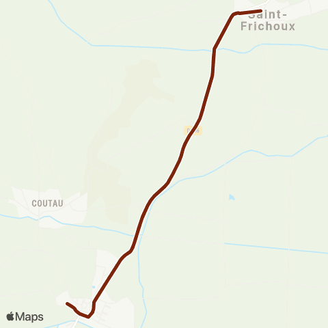 RTCA Aigues Vives - St Frichoux map