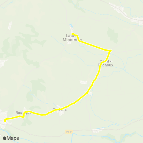 RTCA Laure Minervois - Collège Trèbes map