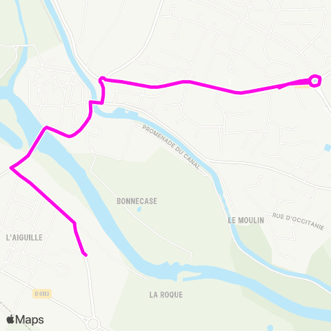 RTCA Navette Aiguille map