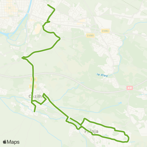 RTCA Palaja - Cazilhac - Jules Fil - Varsovie map