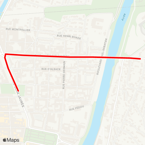 RTCA Navette Agglo map