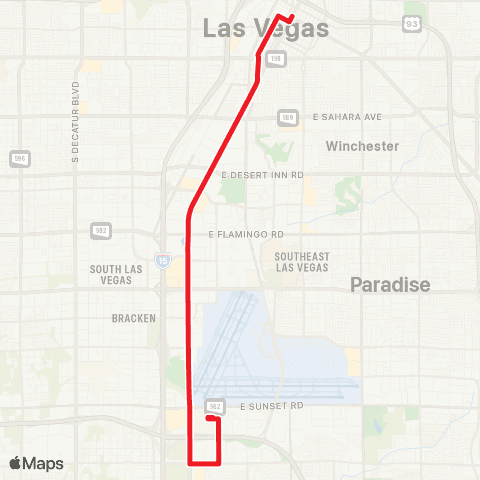 RTC The Deuce / Strip map