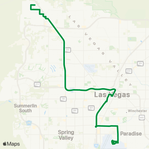 RTC Centennial Express map