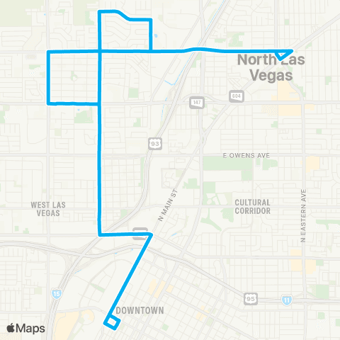 RTC H Street / D Street map