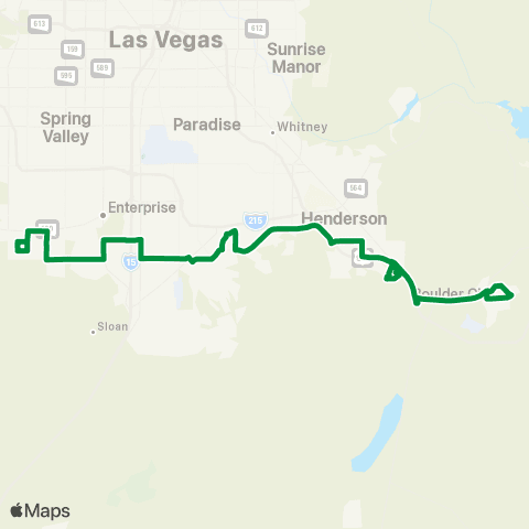 RTC Cactus / Horizon Ridge / Boulder City map