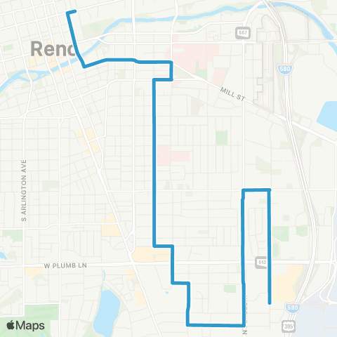 RTC Ride VA Hospital / Grove map