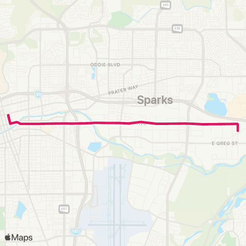 RTC Ride Glendale / Greg map