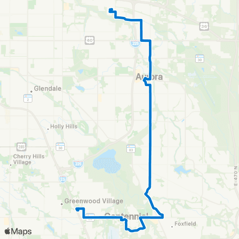 RTD Chambers Road map