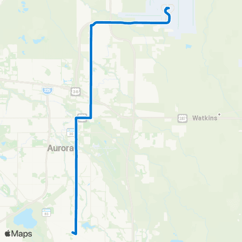 RTD Buckley / Tower DIA Limited map