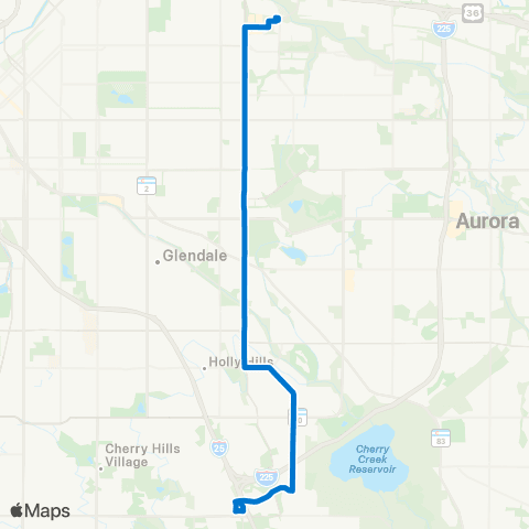 RTD Quebec Street map