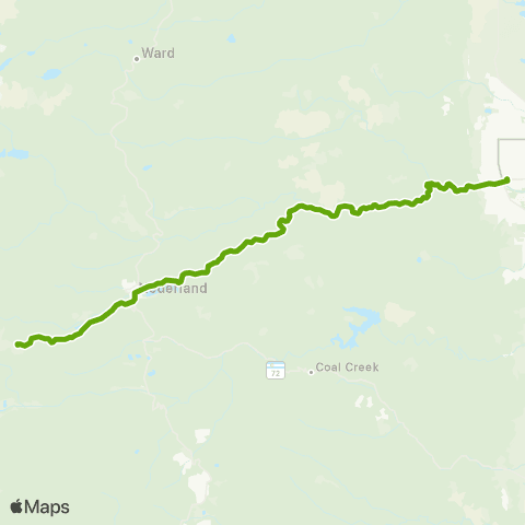 RTD Boulder / Nederland / Eldora map