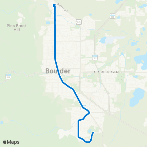 RTD Broadway map