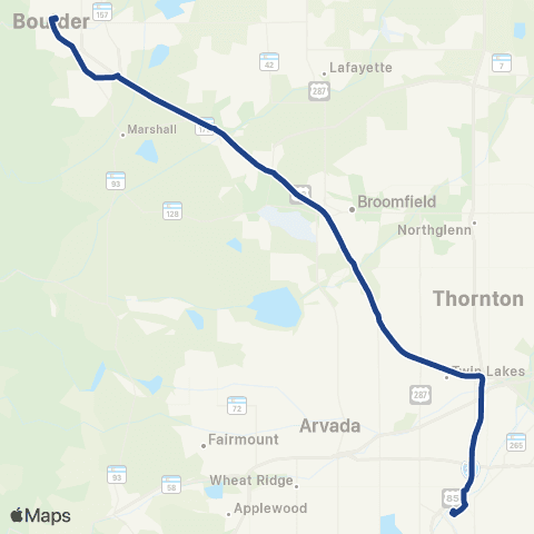 RTD Denver - Boulder Station map