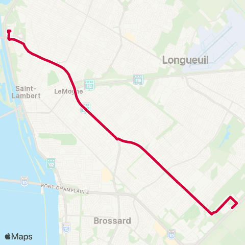 RTL Grande-Allée / A.-Frappier map