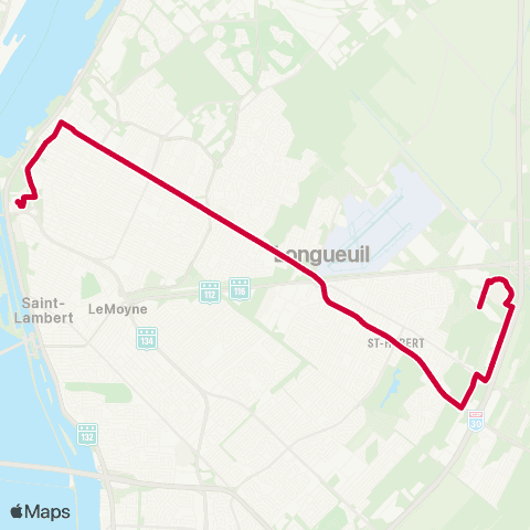 RTL Ch. de Chambly / Cousineau / Prom St-B map