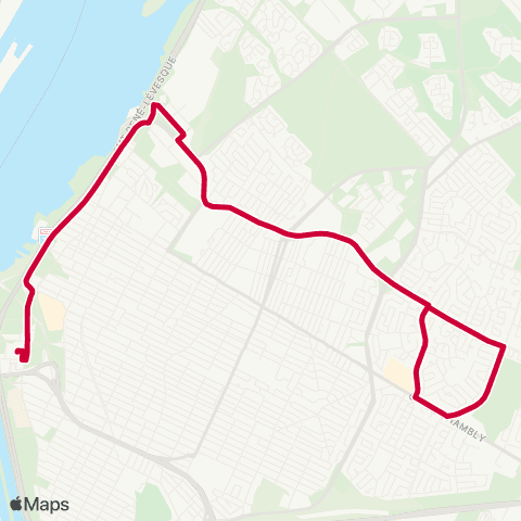 RTL Roland-Therrien / Roberval map
