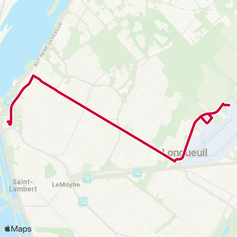 RTL Ch. de Chambly / Savane / ENA map