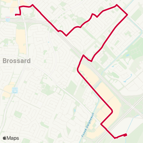 RTL Chevrier / Secteur B Brossard map