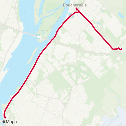 RTL De Montarville / Car de la Rive-Sud map