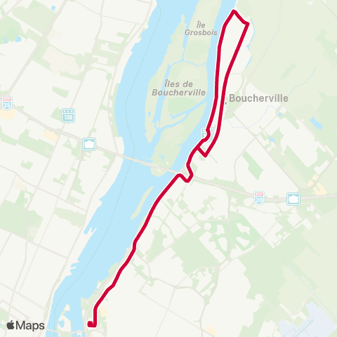 RTL Du Fort-St-Louis / Marie-Victorin map